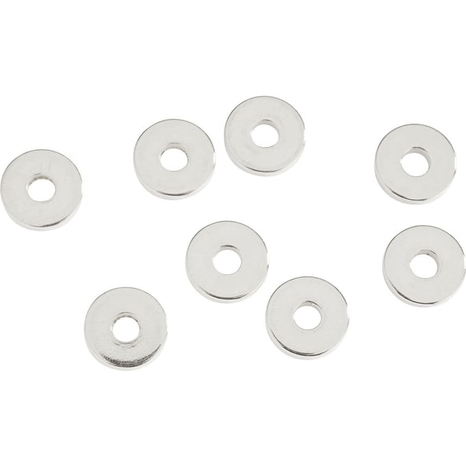 Metalen afstandsschijven,  Ø 6 mm - Zilver
