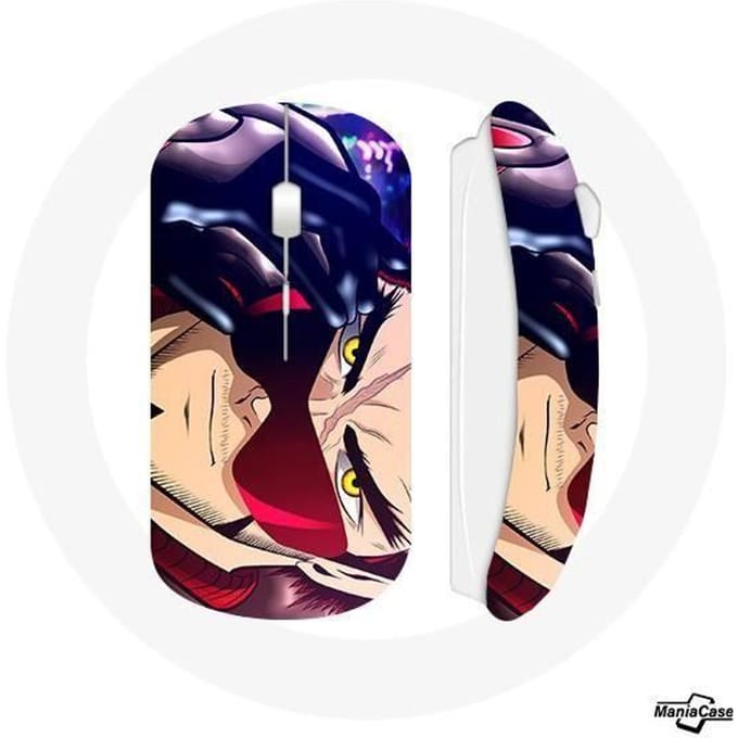 Souris Sans Fil - MANIACASE - One Punch Man - USB - Compatible Mac et PC - Blanc