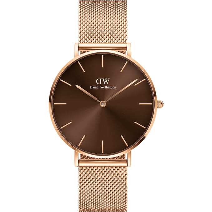 Daniel Wellington DW Watch Petite Amber Rose Gold 32mm