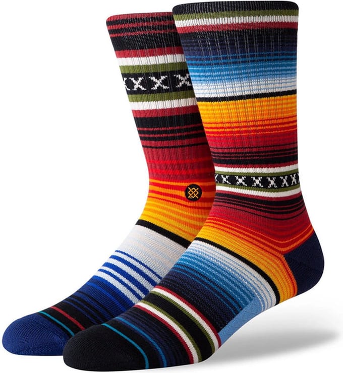 Stance unisex casual sokken curren ST crew multi IV