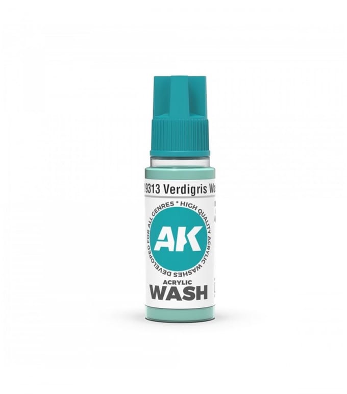 AK 3rd Gen Acrylics: Verdigris Wash (18ml)