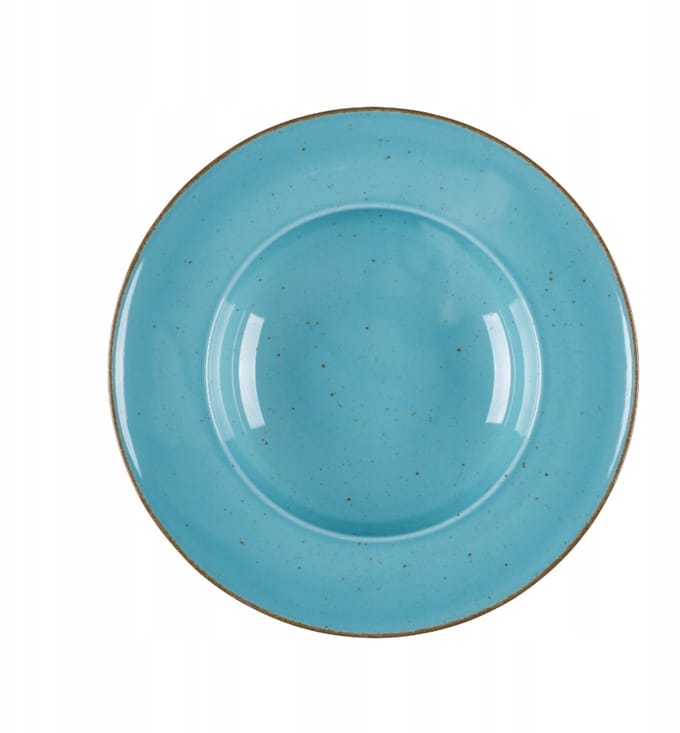 Diepe Pastakom Kaszub ART 24 cm - Blauw Porselein