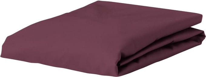 ESSENZA Premium Percale Hoeslaken Marsala - 80x200 cm
