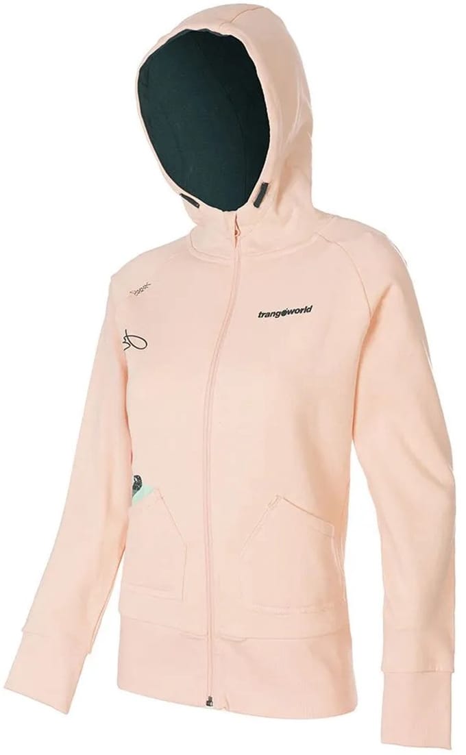Trangoworld Serenity Sweatshirt Met Rits Oranje M Vrouw