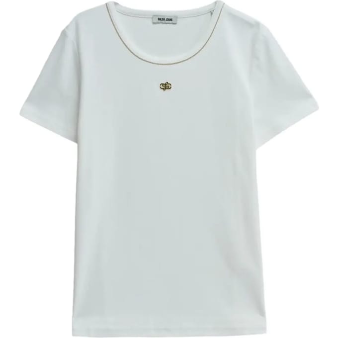 T-shirt met lurex dames Salsa Jeans Basic