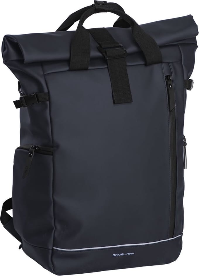 Daniel Ray Central Rolltop Laptoprugzak Waterproof XL - Spat Waterdicht - Marine Donker Blauw