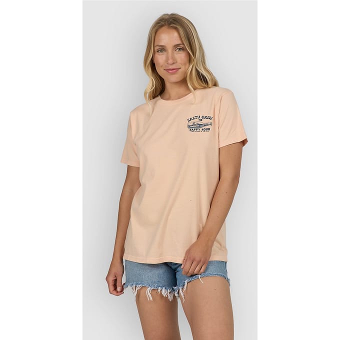 Salty Crew Happy Hour B.F. T-Shirt oranje