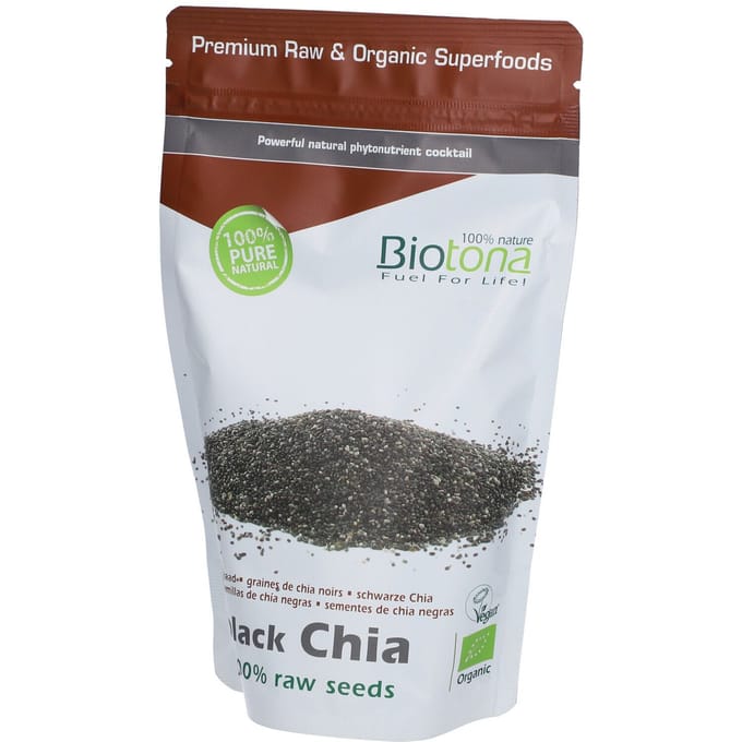Biotona Black chia raw seeds bio 400 Gram
