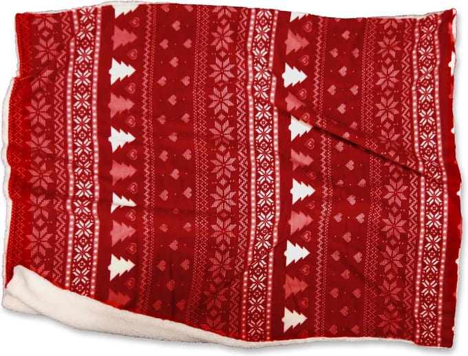 Unique Living | plaid wonderful 130x160cm red
