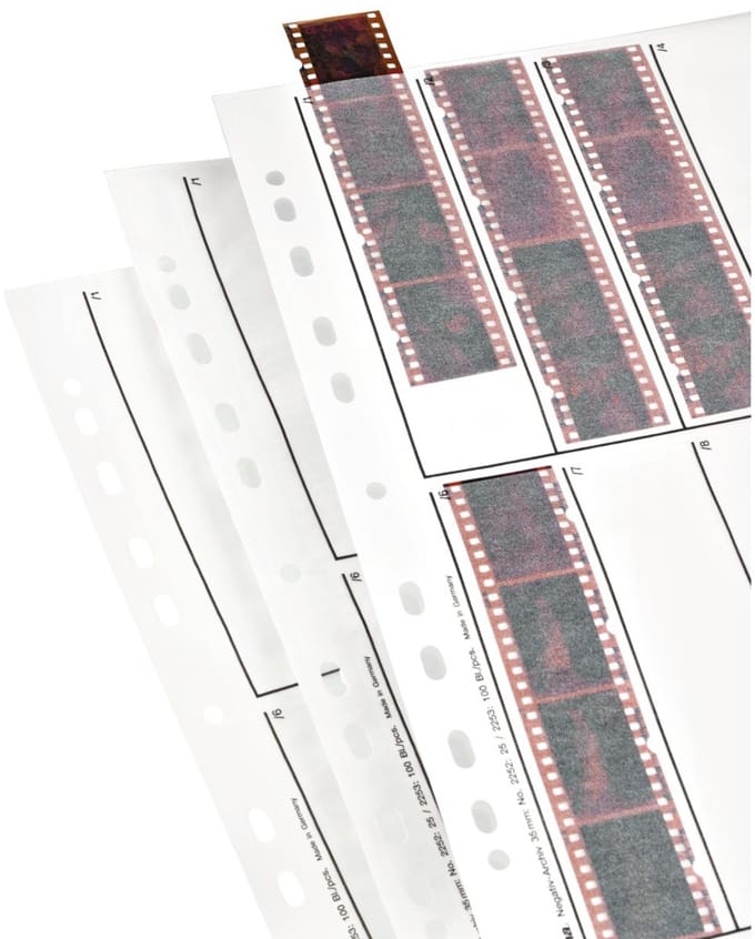 Hama Negatiefhoezen - A4 Formaat - 10x4 - Perkament - 24x36 mm - 25stk.