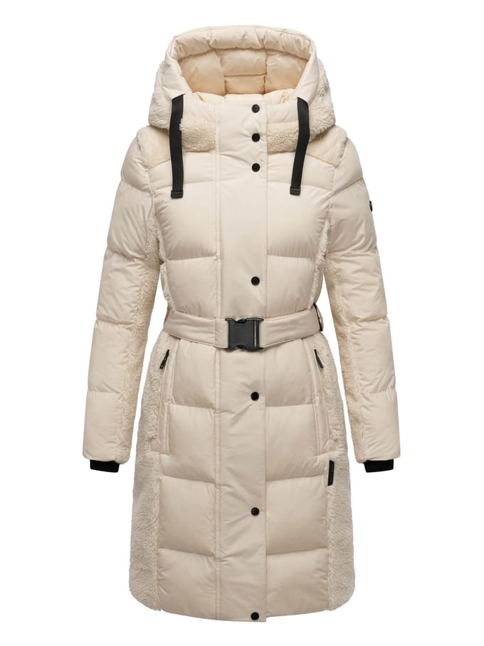Navahoo dames wintermantel Funkelteddy – stijlvol, warm & modern