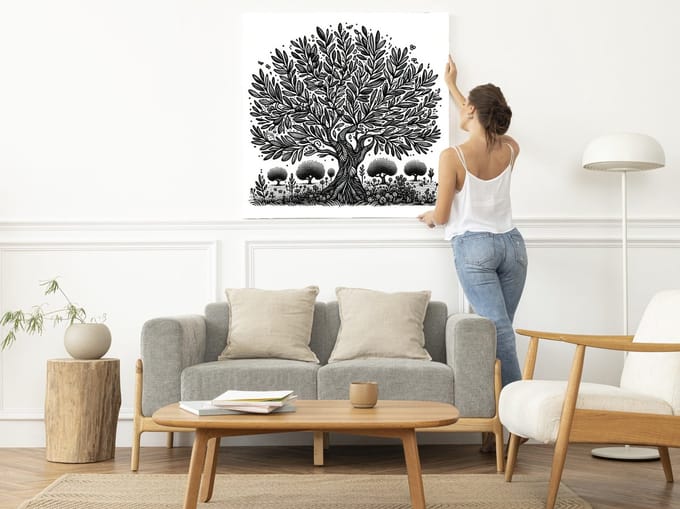 Kunstprint | Wanddecoratie | Dibond | 60 × 60 cm