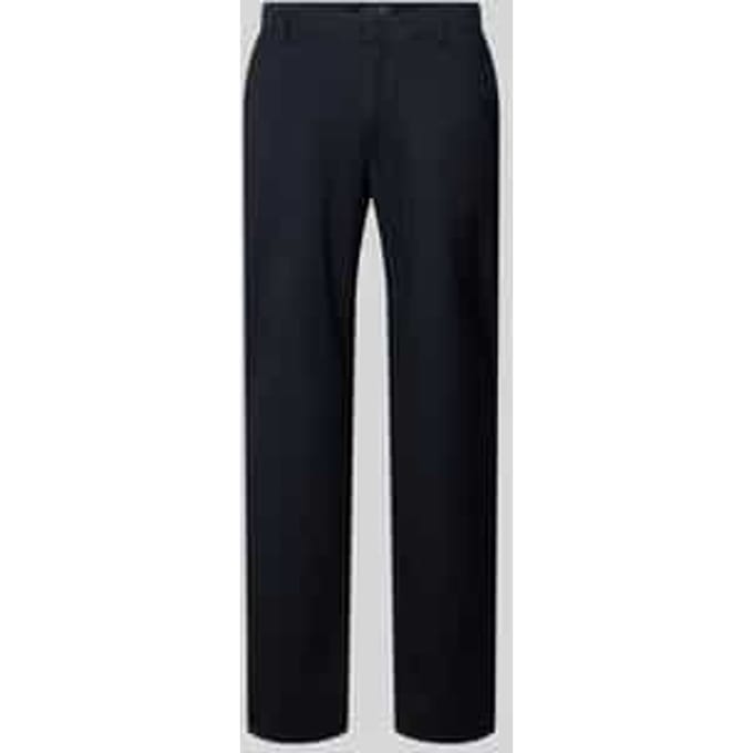 Regular fit stoffen broek met viscose
