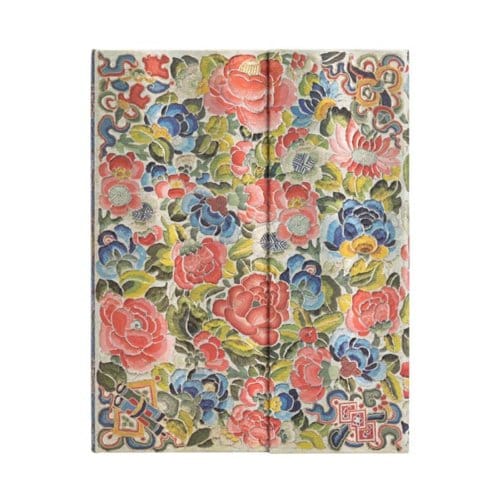 Paperblanks cahier, uitvoering pear garden ultra, formaat 18 x 23 cm., blanco