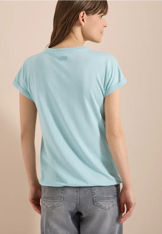 Shirt met korte mouwen in tuniekstijl