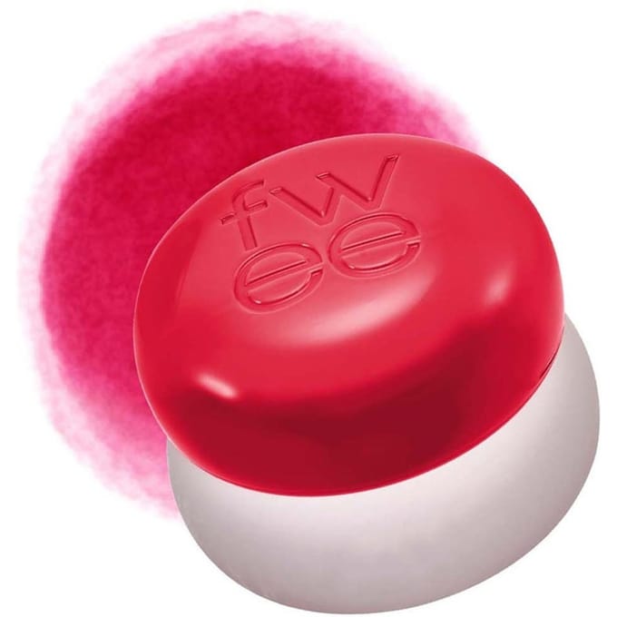 fwee, Lip & Cheek Blurry Pudding Pot, RD02 Mule, 5g (0.17oz) pink