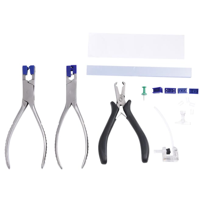 Professionele Bril Tang Set Randloos Demontage Brilmonturen Optische Gereedschapskit blue