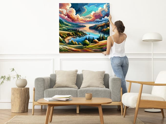 Kunstprint | Wanddecoratie | Dibond | 50 × 50 cm