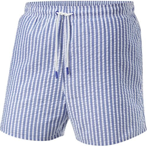 CRIVIT Heren zwembroek - Plus size (Blauw/wit, 4XL)