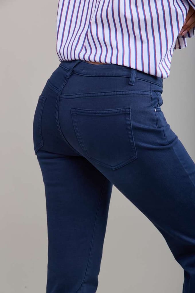 Toxik3 - jeans boyfriend / mom blauw