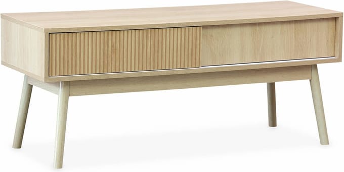 sweeek - Tv meubel linear, 115x40x48cm