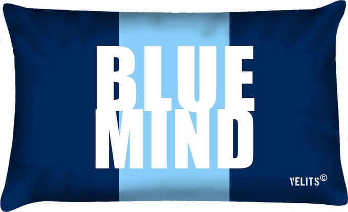 Sierkussen - Buitenkussen Bloed Waterafstotend Bootkussen Mind - Blauw - 60 Cm X 40 Cm