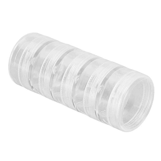 5-Laags Horlogeonderdelen Opbergdoos Transparante Horlogeschroef Component Uurwerk Container Organizer 1.5 white