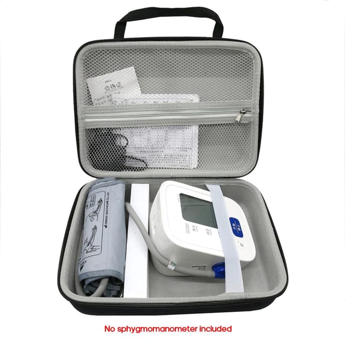 Bloeddrukmeter Tas EVA Bloeddrukmeter Opbergtassen Langdurig L gray