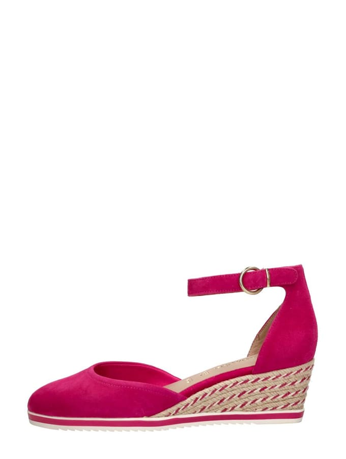 Tamaris Espadrilles roze Leer - Dames - Maat 38