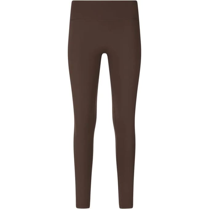 ATHLECIA - emarri w tights - Lange trainingslegging dames - Donkerbruin