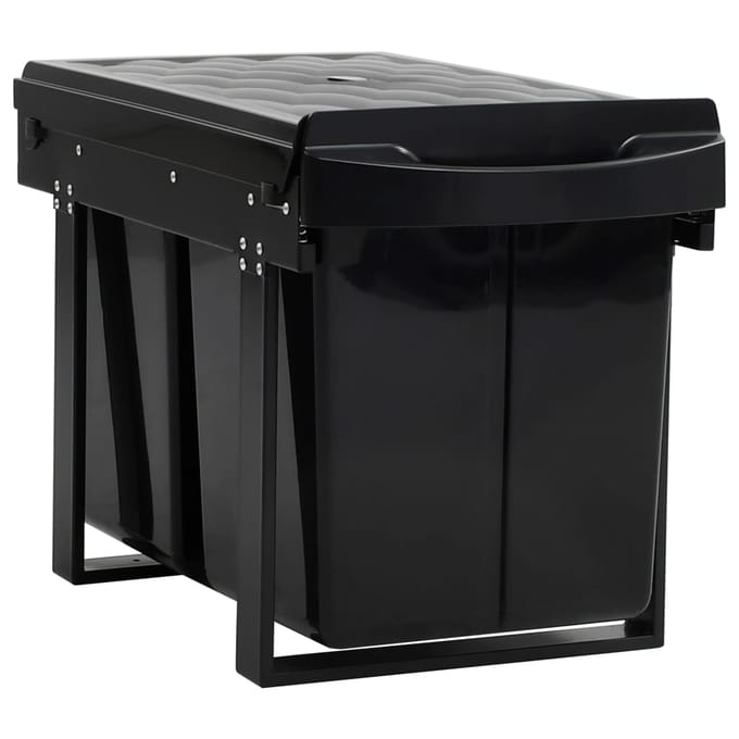 vidaXL - Inbouwprullenbak - uittrekbaar - soft-close - 48 - L