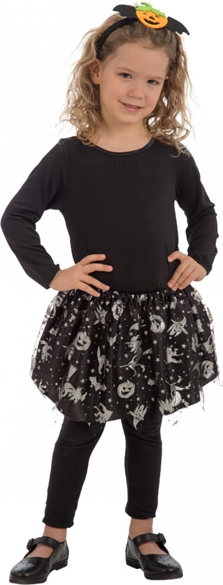 Carnival Toys Verkleedrok Halloween Meisjes Polyester Zilver