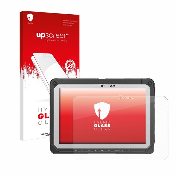 upscreen - Screenprotector voor Panasonic Toughbook CF-20 MK2 - Folie Beschermfolie Beschermglas transparant