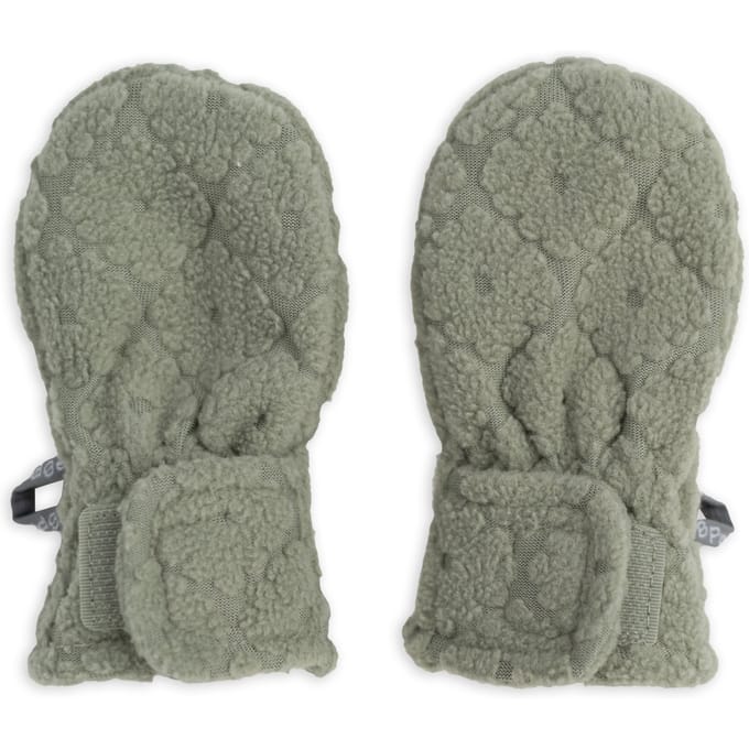Kinderwanten fleece - Groen - 12-24 maanden - Klittenbandsluiting