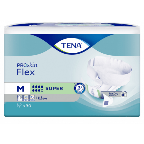Tena Proskin Flex Super Medium - 3 paquets de 30 protections