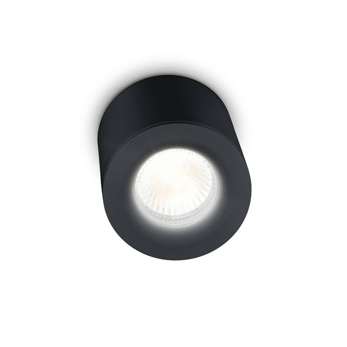 Helestra Lot buiten plafondlamp, IP65, zwart