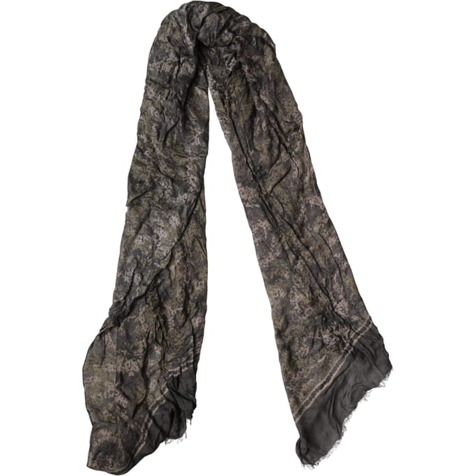 Dolce & Gabbana Bruin Camouflage Modal Mannen Sjaal Schal