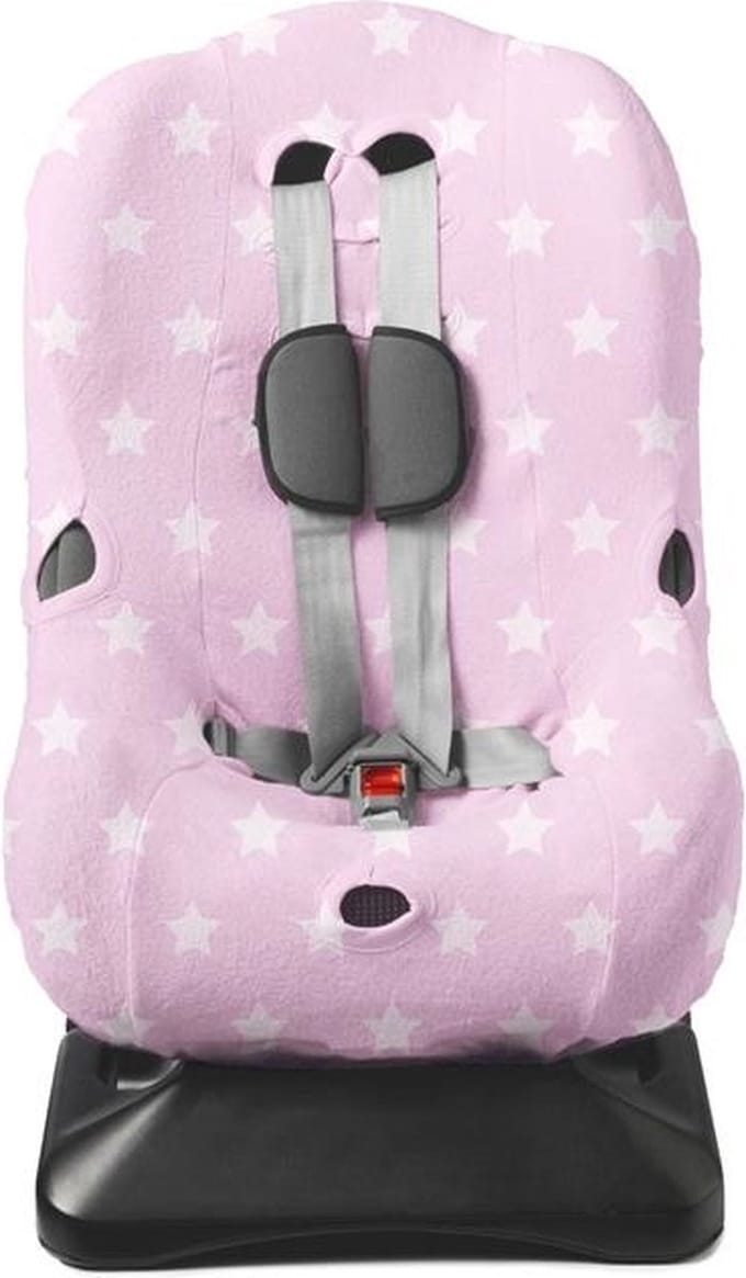Briljant Baby autostoelhoes – groep 1+ - Thijs interlock – Roze