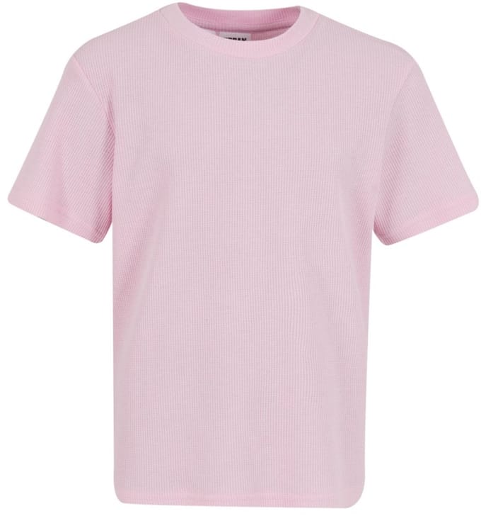 Urban Classics - Waffle Kinder Tshirt - Kids 122/128 - Roze