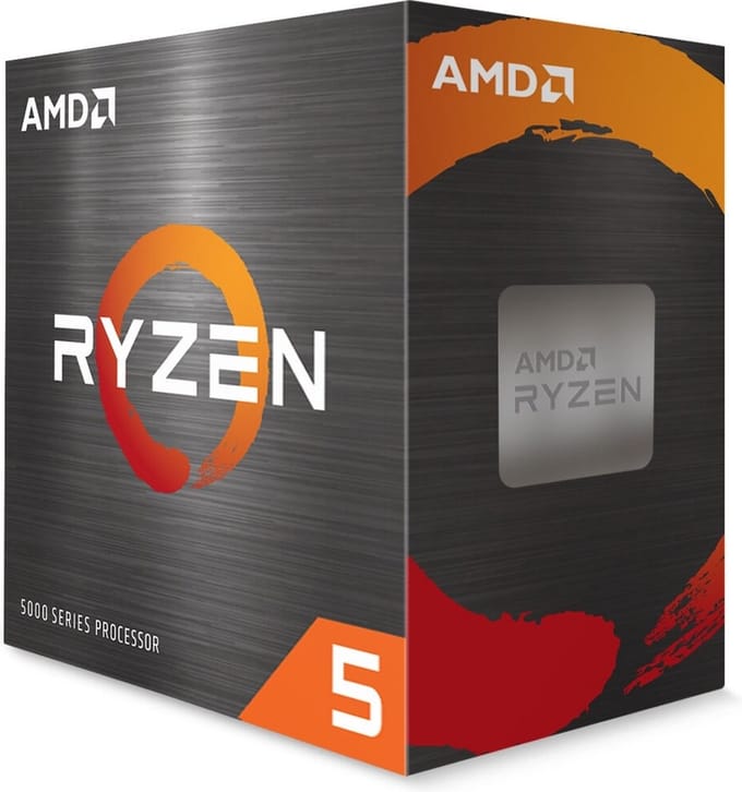 AMD Ryzen 5 5500 Boxed - Desktop processor - CPU - 6 Core - 12 Threads - 3,6GHz/4,2GHz - Socket AM4 - Inclusief koeler
