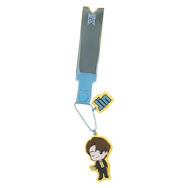 BTS (BangTan-jongens) TinyTAN Butter Acryl Sleutelhanger, Officieel, Origineel, Authentiek, K-POP, idool gray