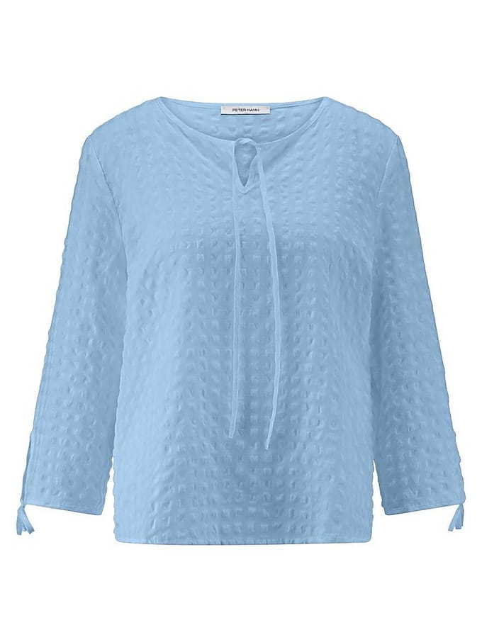 Blouse Van Peter Hahn blauw