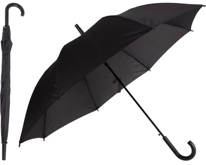 Paraplu 58 cm Zwart