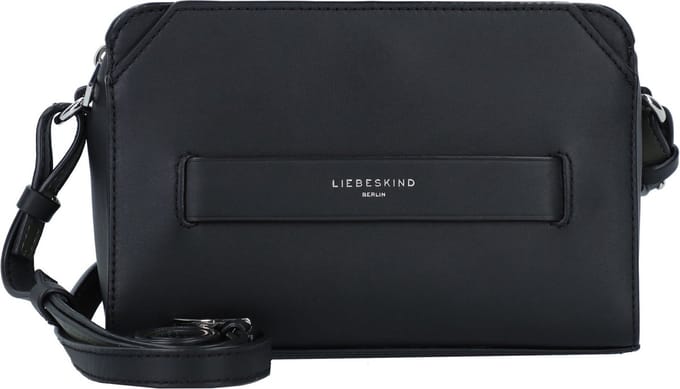 LIEBESKIND BERLIN Schoudertas Lora Calf Optic Camera Bag Black Zwart
