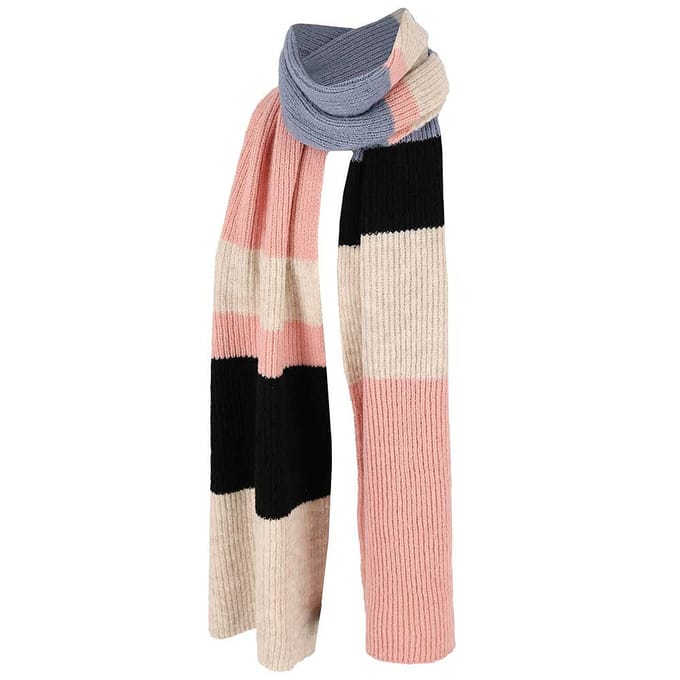 Sarlini - Sjaal dames - Fashion Stripes - One Size - Antique Pink