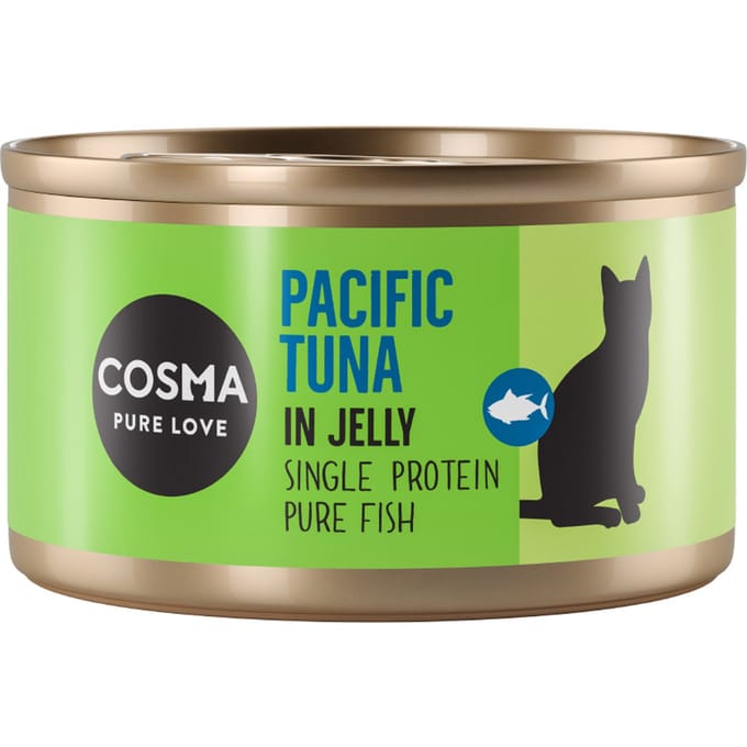 24x85g Pacifische Tonijn in Gelei Cosma Original Kattenvoer