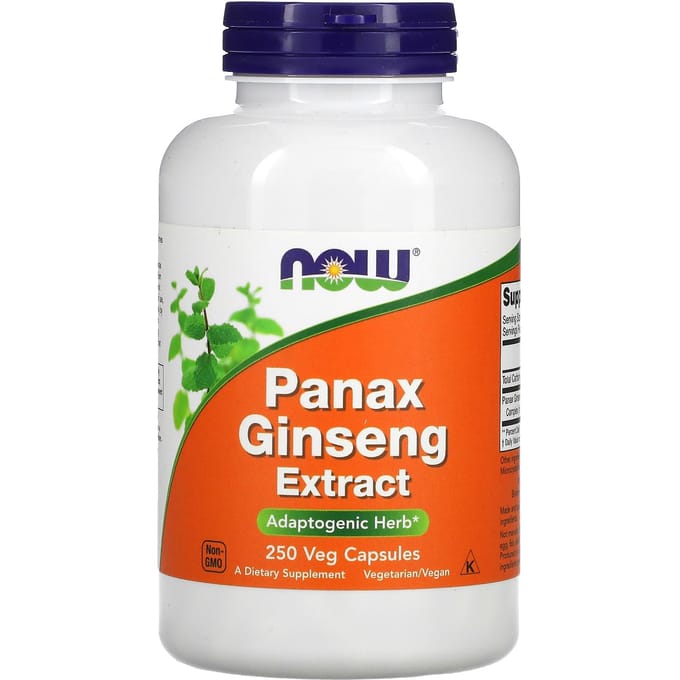 NOW Foods, Ginseng Extract, 250 Veggie Capsules