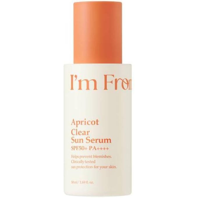 [Ik kom uit] Apricot Clear Sun Serum SPF 50+ PA++++ 50ml white
