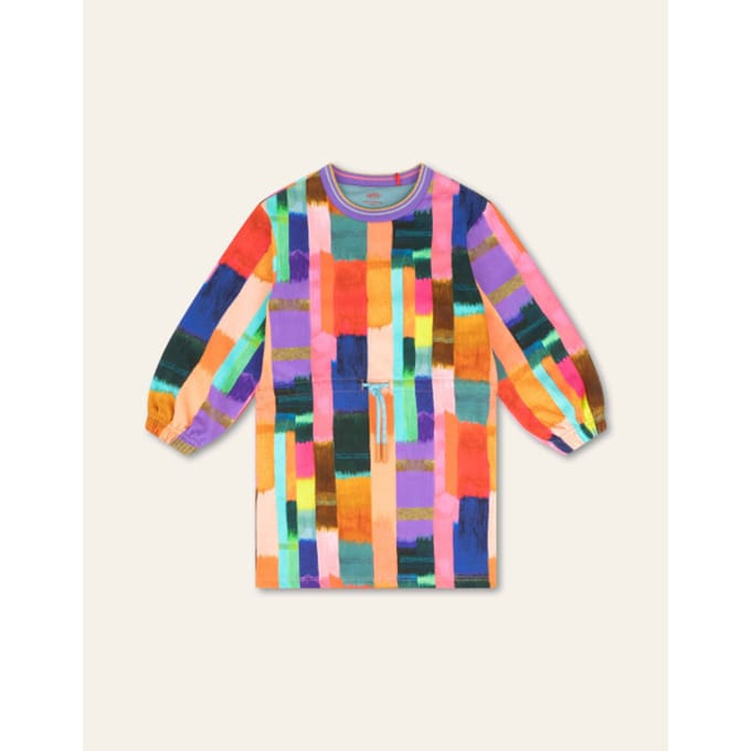 Oilily Dia Jurk- maat116/6yr Brunnera Blauw