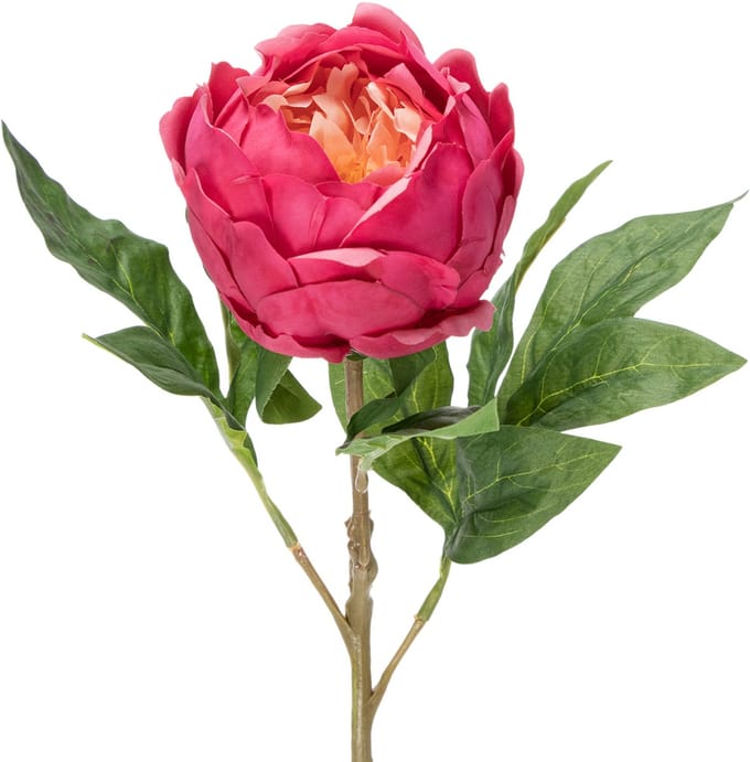 Kunstmatige pioenroos voor elegante interieurdecoratie, 58 cm